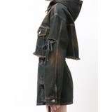 カットスリーブフードデニムブルゾン | EMODA | 詳細画像44 