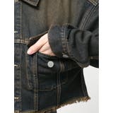 カットスリーブフードデニムブルゾン | EMODA | 詳細画像48 