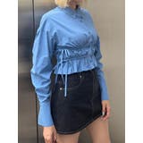 サイドリボンストリングシャツ | EMODA | 詳細画像18 