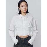 サイドリボンストリングシャツ | EMODA | 詳細画像4 