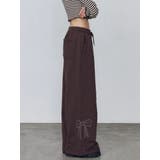 リボングラフィックスウェットパンツ | EMODA | 詳細画像4 