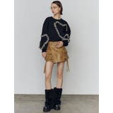 カーゴラップフェイクレザーショートパンツ | EMODA | 詳細画像28 