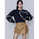 カーゴラップフェイクレザーショートパンツ | EMODA | 詳細画像32 