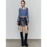 カーゴラップフェイクレザーショートパンツ | EMODA | 詳細画像49 