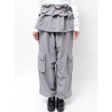 グレー | WRAP FRILL SET NYLON PT | EMODA