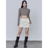 レースアップミニスカート | EMODA | 詳細画像18 