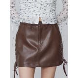 レースアップミニスカート | EMODA | 詳細画像22 