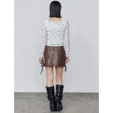 レースアップミニスカート | EMODA | 詳細画像25 