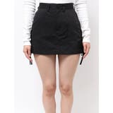 レースアップミニスカート | EMODA | 詳細画像3 