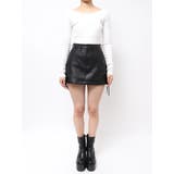 レースアップミニスカート | EMODA | 詳細画像37 