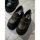 ブラウン | ハートチェーンローファー | EMODA