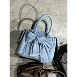 ブルー | リボンボックスバッグ | EMODA