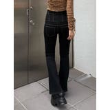 スーパーハイウエストフレアパギンス | EMODA | 詳細画像11 