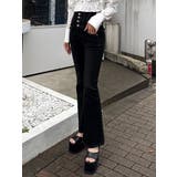 スーパーハイウエストフレアパギンス | EMODA | 詳細画像18 