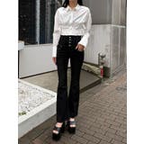 スーパーハイウエストフレアパギンス | EMODA | 詳細画像19 