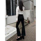 スーパーハイウエストフレアパギンス | EMODA | 詳細画像22 