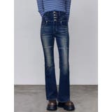 カーブレースアップハイウエストフレアパギンス | EMODA | 詳細画像14 