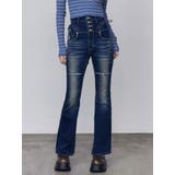 カーブレースアップハイウエストフレアパギンス | EMODA | 詳細画像15 