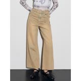 ベージュ | ワイドルーズジーンズ | EMODA