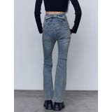 バックリボンフレアハイウエストパギンス | EMODA | 詳細画像16 