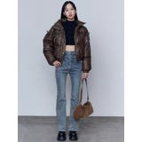 バックリボンフレアハイウエストパギンス | EMODA | 詳細画像22 