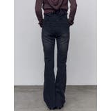 バックリボンフレアハイウエストパギンス | EMODA | 詳細画像25 