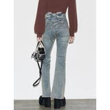 バックリボンフレアハイウエストパギンス | EMODA | 詳細画像32 