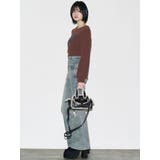 バックリボンフレアハイウエストパギンス | EMODA | 詳細画像35 