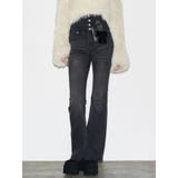 バックリボンフレアハイウエストパギンス | EMODA | 詳細画像37 