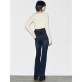 バックリボンフレアハイウエストパギンス | EMODA | 詳細画像6 