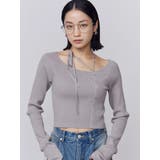 アシンメトリーチョーカーニット | EMODA | 詳細画像13 