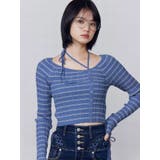 アシンメトリーチョーカーニット | EMODA | 詳細画像25 