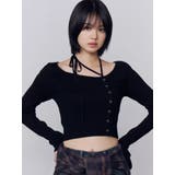 アシンメトリーチョーカーニット | EMODA | 詳細画像34 