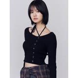 アシンメトリーチョーカーニット | EMODA | 詳細画像35 