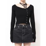 アシンメトリーチョーカーニット | EMODA | 詳細画像40 