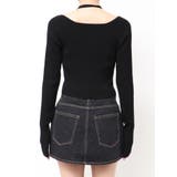 アシンメトリーチョーカーニット | EMODA | 詳細画像42 