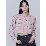 ピンク | アイレットロゴツインニット | EMODA