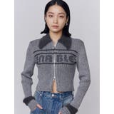 プレーティングシャギーロゴニット | EMODA | 詳細画像1 