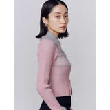 プレーティングシャギーロゴニット | EMODA | 詳細画像8 