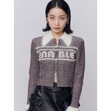 ブラウン | プレーティングシャギーロゴニット | EMODA