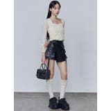 フロントボタンギャザートップ | EMODA | 詳細画像19 