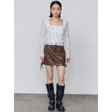 フロントボタンギャザートップ | EMODA | 詳細画像5 