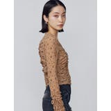 フロントボタンギャザートップ | EMODA | 詳細画像9 