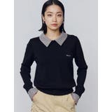 レイヤードシャツニット | EMODA | 詳細画像3