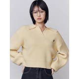 スキッパーワイドシャギーニット | EMODA | 詳細画像18 