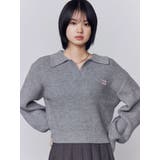 スキッパーワイドシャギーニット | EMODA | 詳細画像7 