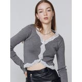 レースエッジフィットリブトップ | EMODA | 詳細画像14