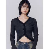 レースエッジフィットリブトップ | EMODA | 詳細画像21