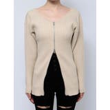 レースエッジフィットリブトップ | EMODA | 詳細画像3 