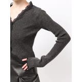 レースエッジフィットリブトップ | EMODA | 詳細画像30